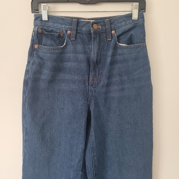 Madewell Baggy Straight Leg Jeans  Mom jeans Size 24 - Picture 3 of 14